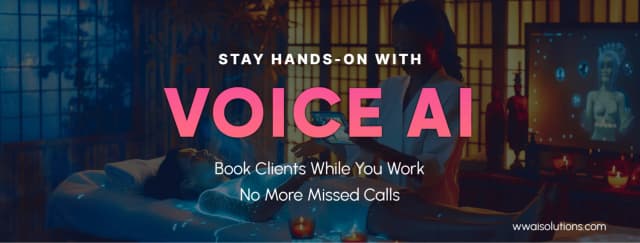 Booked While You Work: How Voice AI Saves Massage Therapists Time and Clients